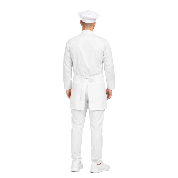 Uniform kucharza męski - zestaw gastronomiczny z długim rękawem roz. L